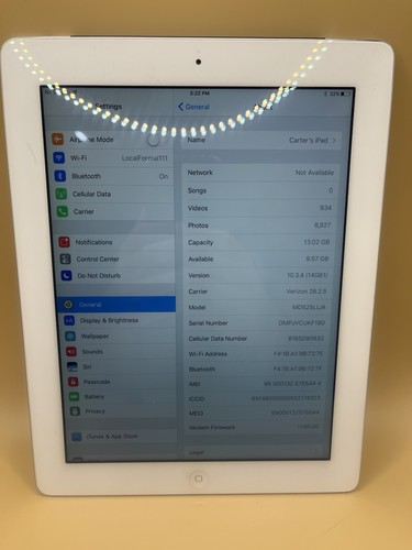 Apple ipad generazione - 4a, 16gb